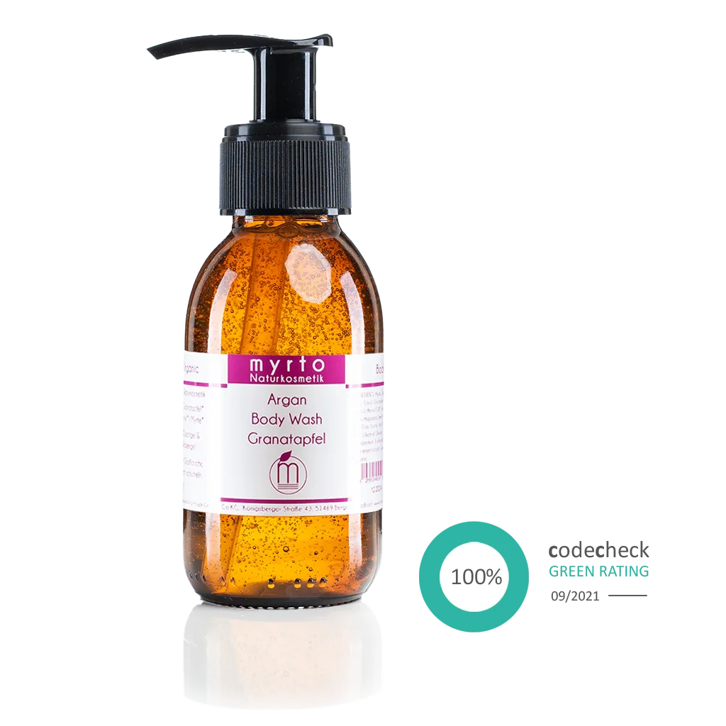 Argan Body Wash Granatapfel - Myrto Naturkosmetik #option1_100ml