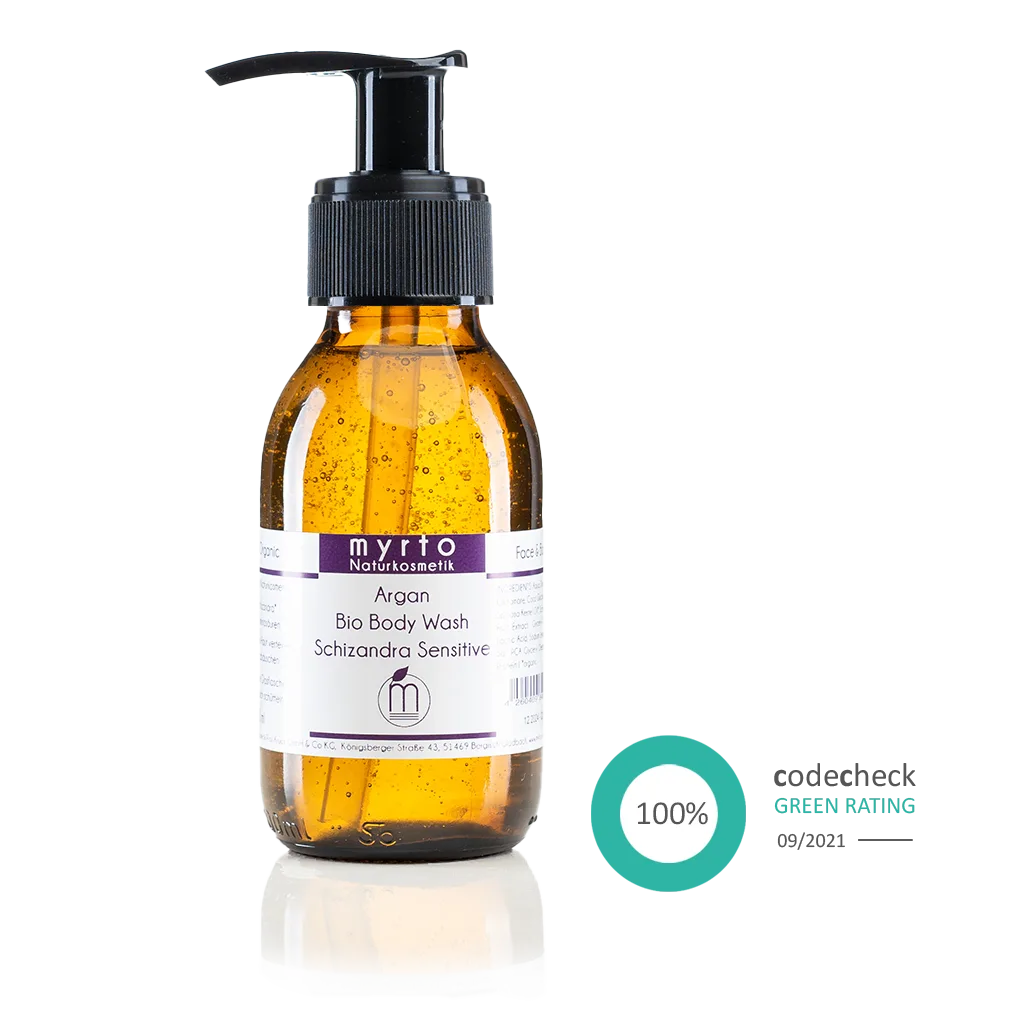 Argan Body Wash Schizandra Sensitive - Myrto Naturkosmetik #option1_100ml