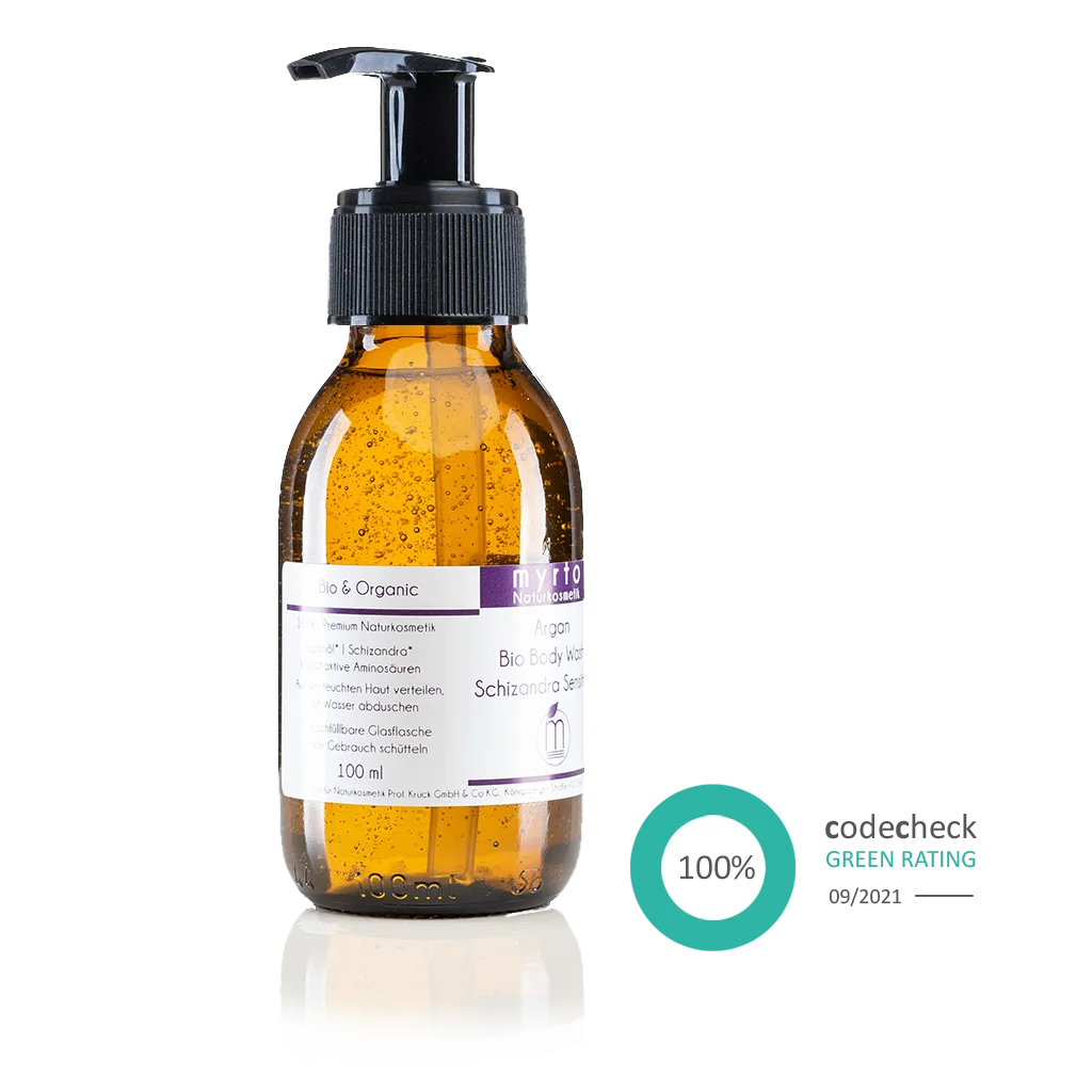 Argan Body Wash Schizandra Sensitive - Myrto Naturkosmetik #option1_100ml