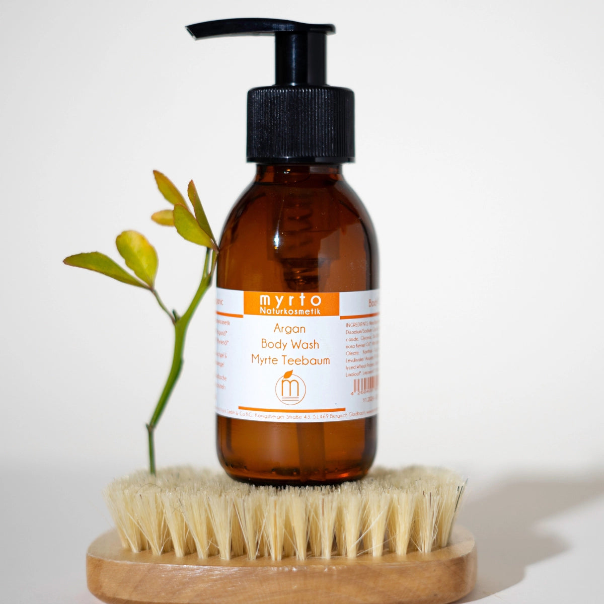 Bio Body Wash Argan Myrte Teebaum | myrto Naturkosmetik #option1_100ml