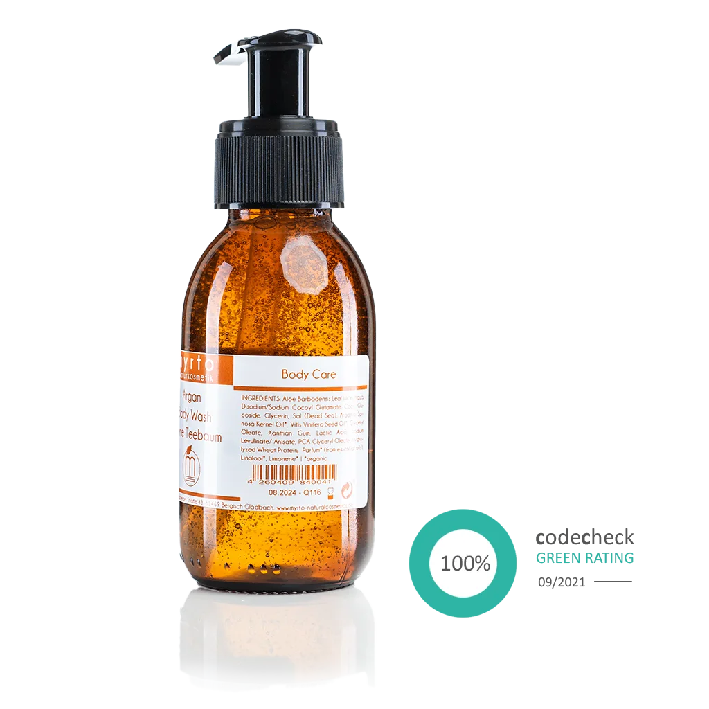 Argan Body Wash Myrte Teebaum - Myrto Naturkosmetik #option1_100ml