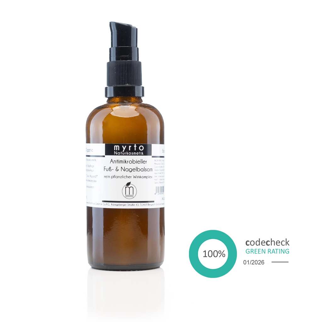 Antimikrobieller Bio Fuß- & Nagelbalsam - Myrto Naturkosmetik
