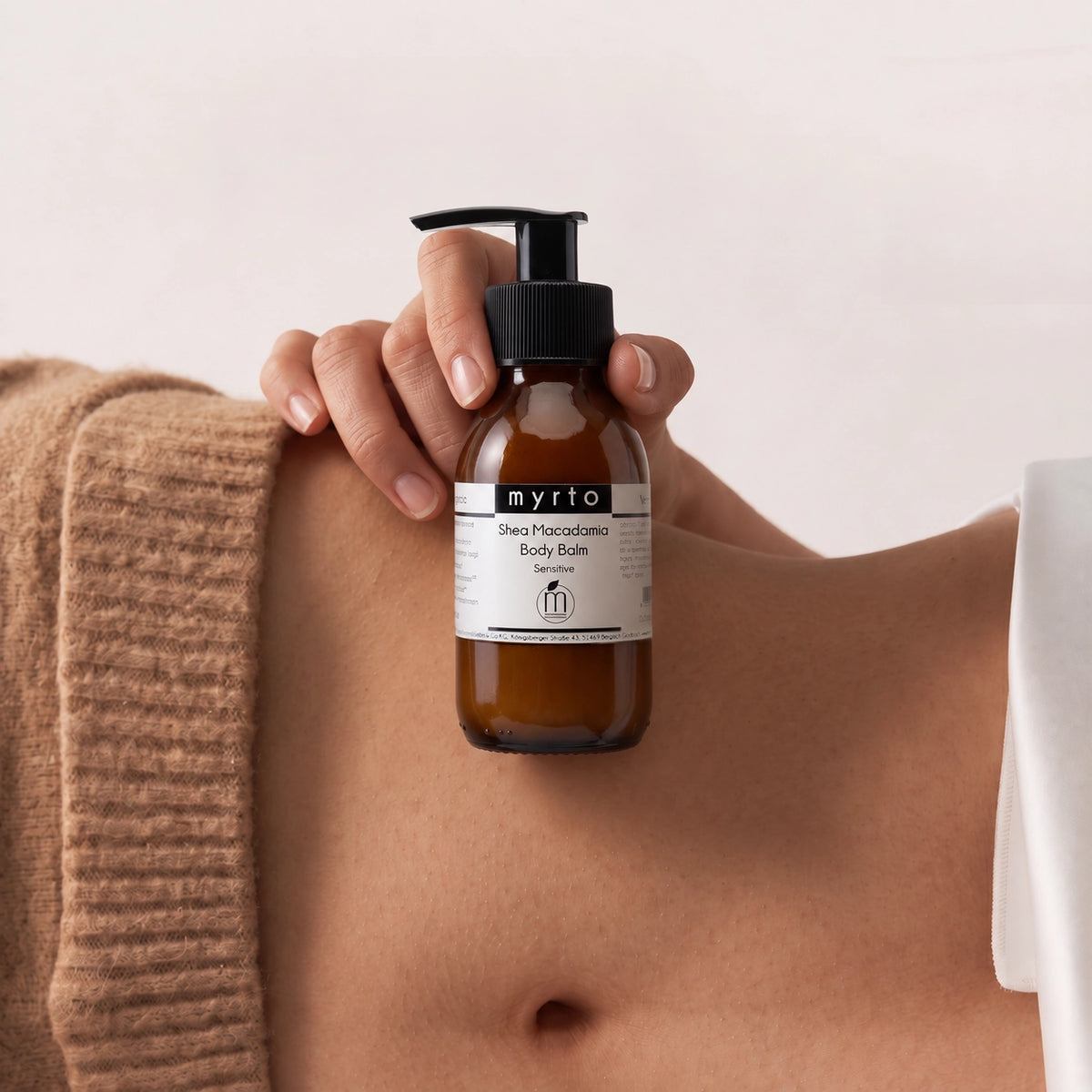 Bio Bodylotion Shea Macadamia ohne Duftstoffe, emulgatorfrei | myrto Naturkosmetik