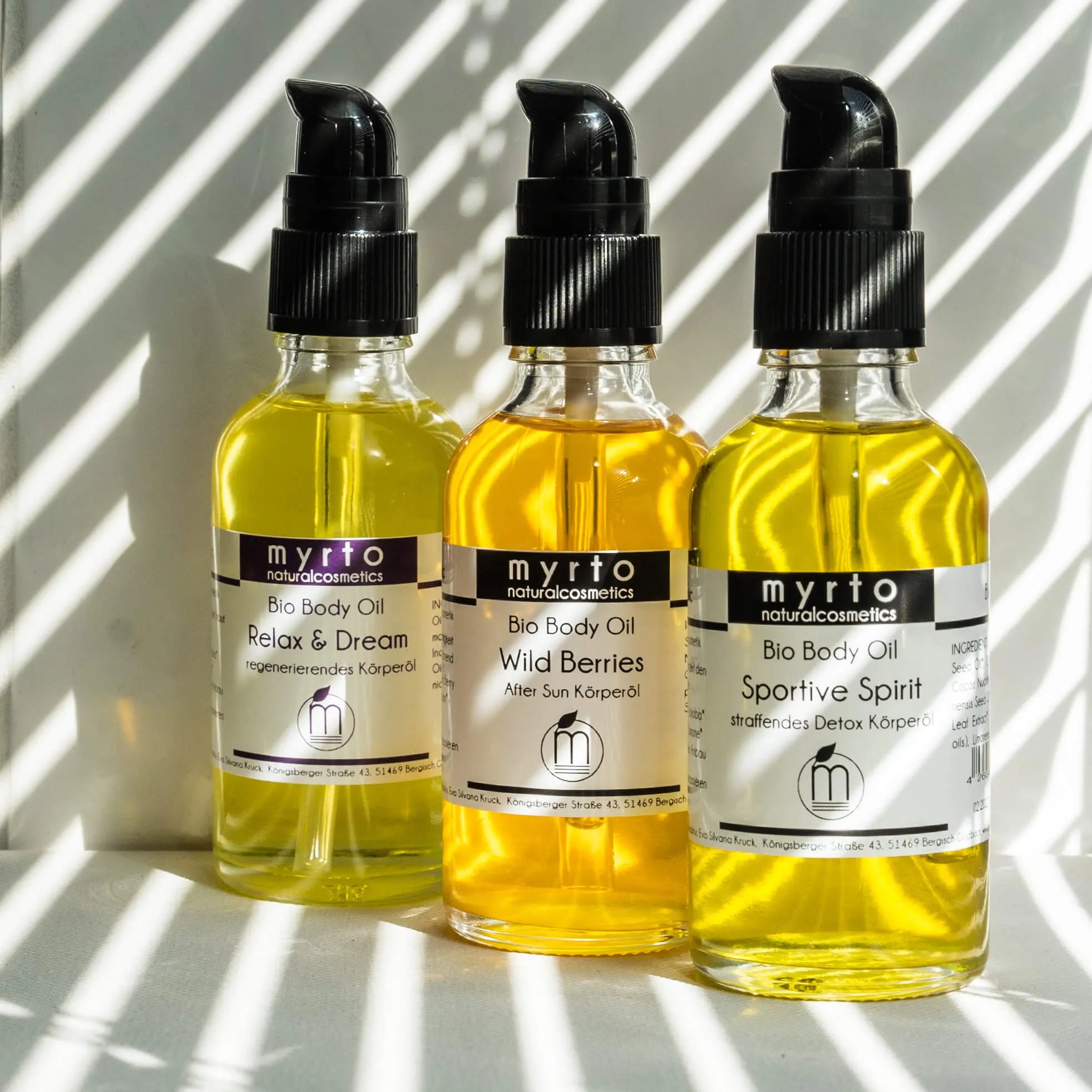 Bio Körperöle | myrto Naturkosmetik