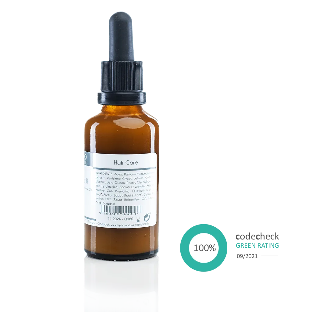 Bio Kopfhautkur H - Haarserum gegen Haarausfall - Myrto Naturkosmetik