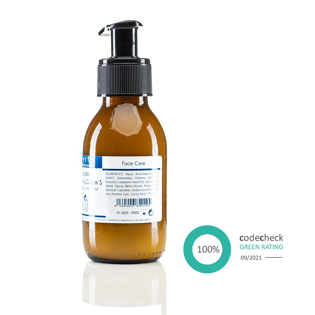 Bio Jojoba Cleansing Cream S - sensible & gereizte Haut - Myrto Naturkosmetik