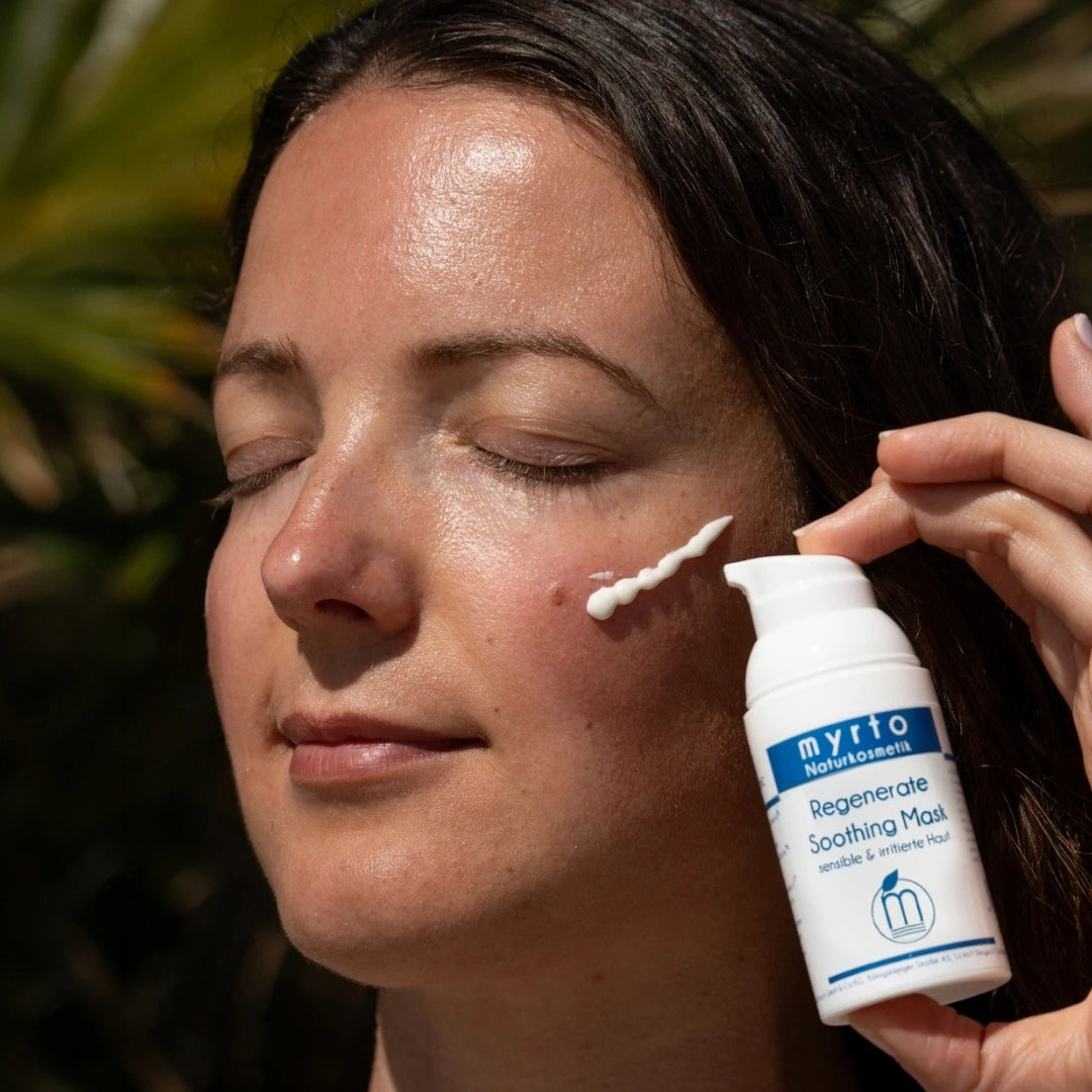 Ceramide Soothing Mask bei trockener und reurodermitischer Haut, emulgatorfrei | Myrto Naturkosmetik