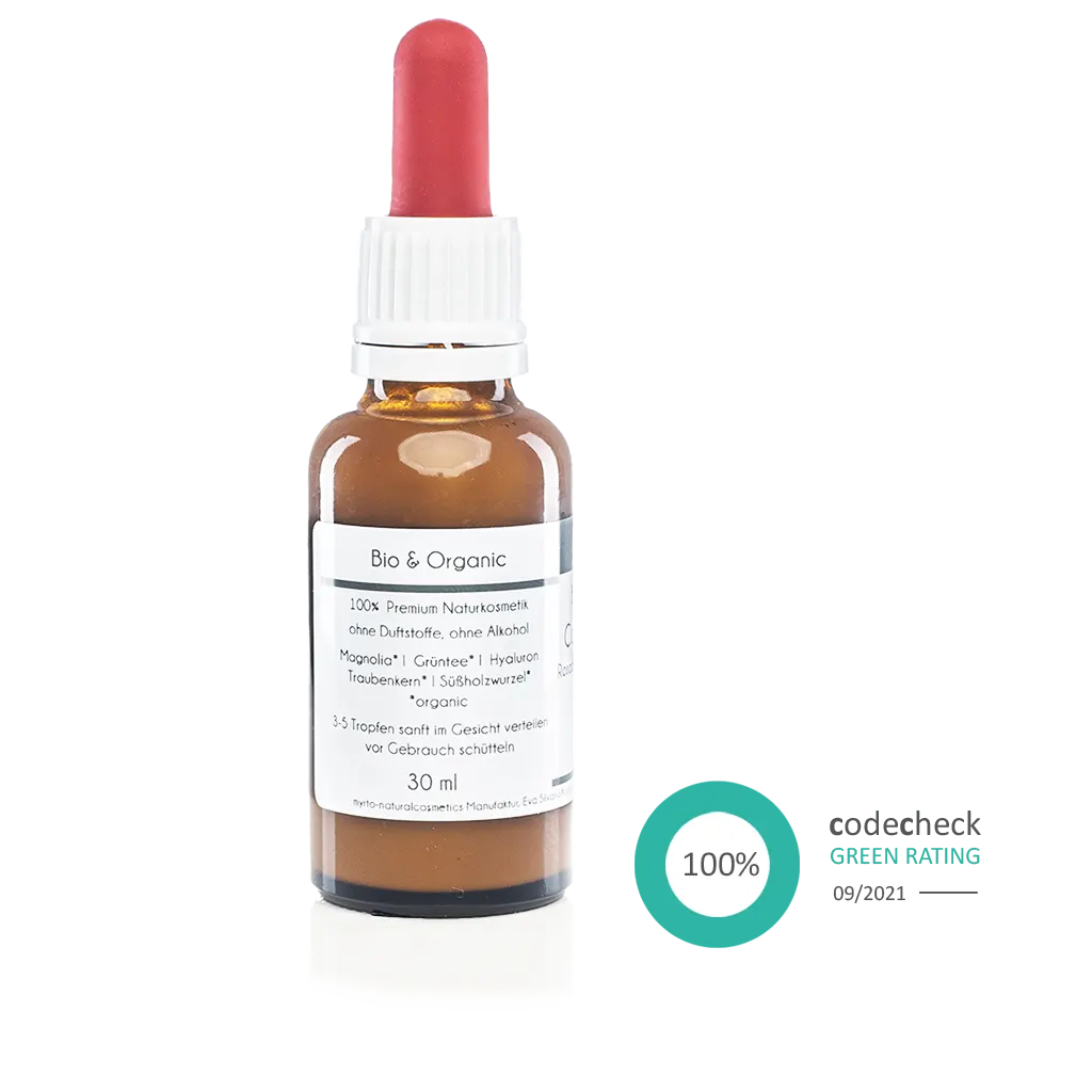 Bio Magnolia Calming Serum - beruhigt Rötungen & gereizte Haut - Myrto Naturkosmetik #option1_30ml