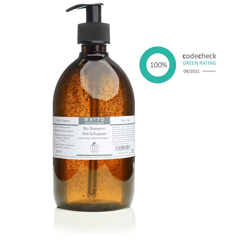 Bio Wirkstoff Shampoo Anti-Schuppen - Myrto Naturkosmetik #option1_500ml