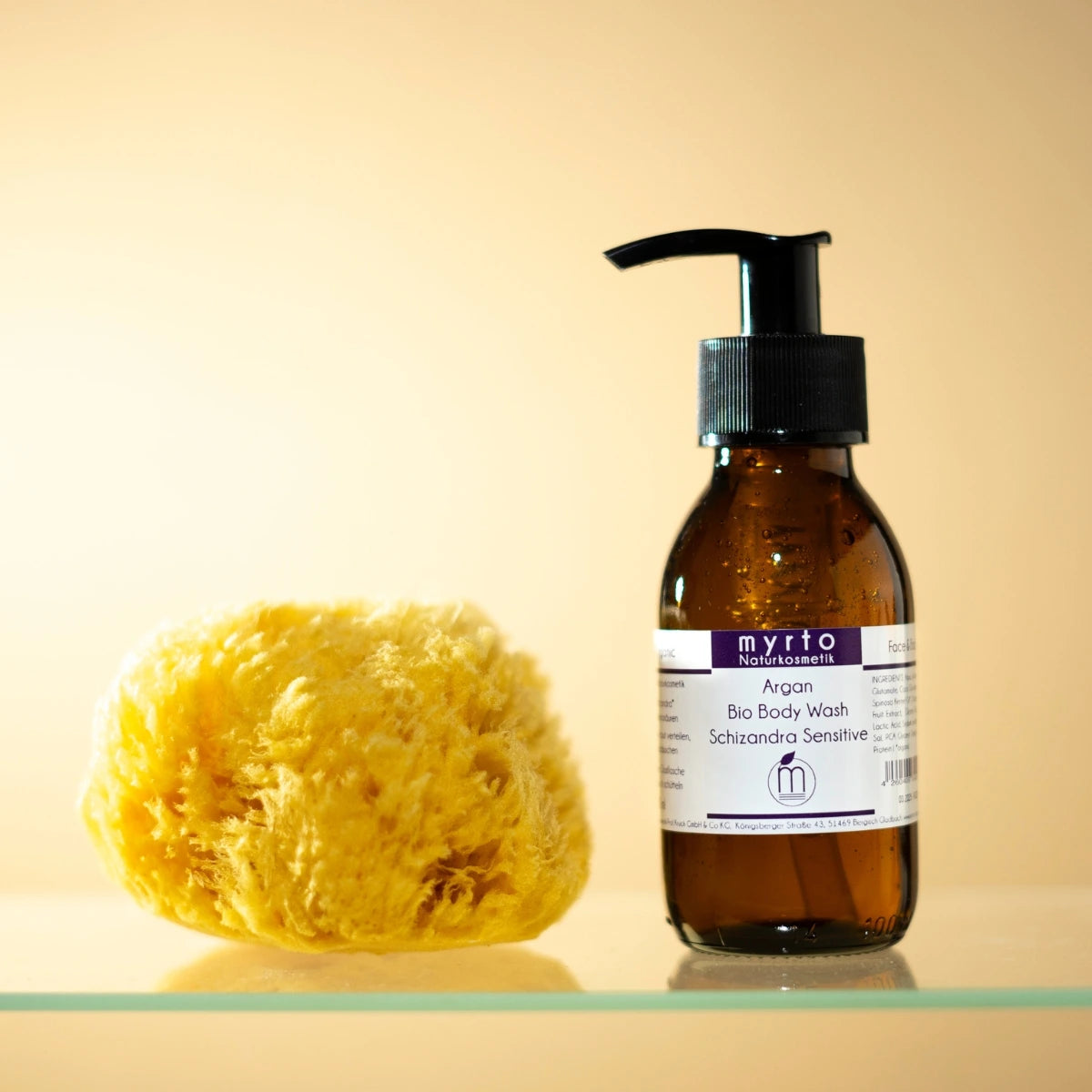 Body Wash Schizandra Sensitive - ohne Duftstoffe bei Neurodermitis und sehr empfindlicher, hyperreaktiver Haut | myrto Naturkosmetik #option1_100ml