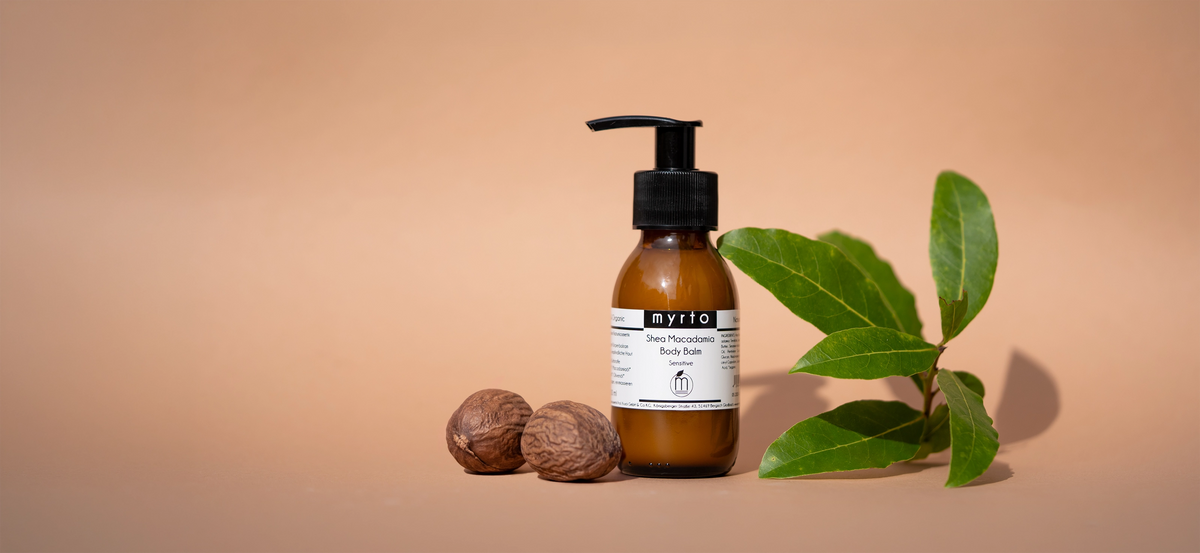 Bio Bodylotion Shea Macadamia ohne Duftstoffe, emulgatorfrei | myrto Naturkosmetik