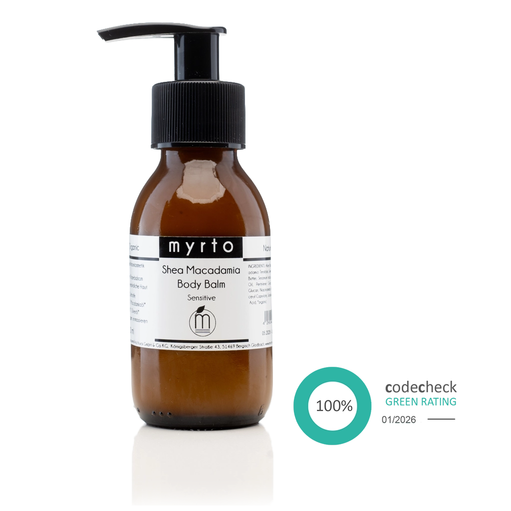 Bio Bodylotion Shea Macadamia ohne Duftstoffe, emulgatorfrei | myrto Naturkosmetik