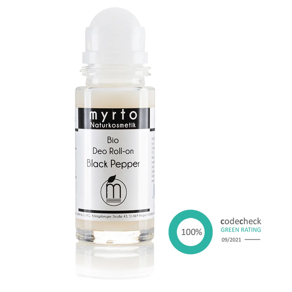 Bio Deo Roll-on Black Pepper | prbiotische Pflege, sanft & effektiv