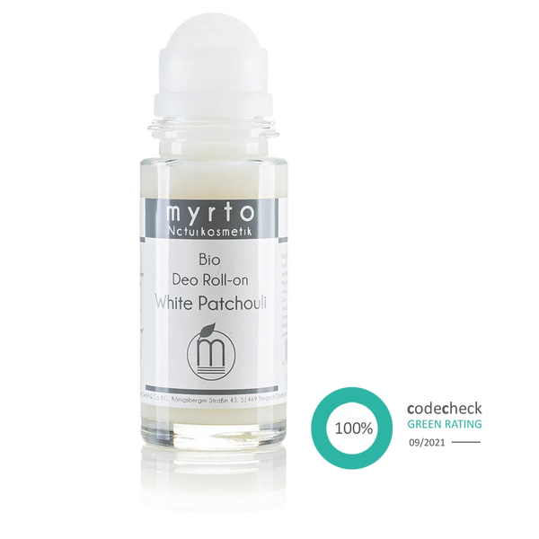 Drypur BIO Deo Rollon PURE WHITE – 100% Natürliches Deodorant Ohne Aluminium, Vegan, Mit ätherischen Bio-Ölen