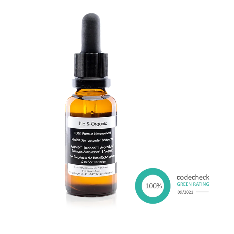Organic beard oil