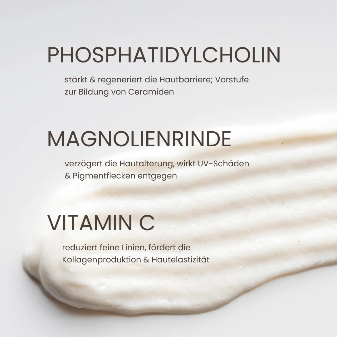 myrto Bio Glow Mask stimuliert die Kollagenproduktion und mindert Fältchen mit Antioxidantien, Vitamin C und Magnolienrinde
