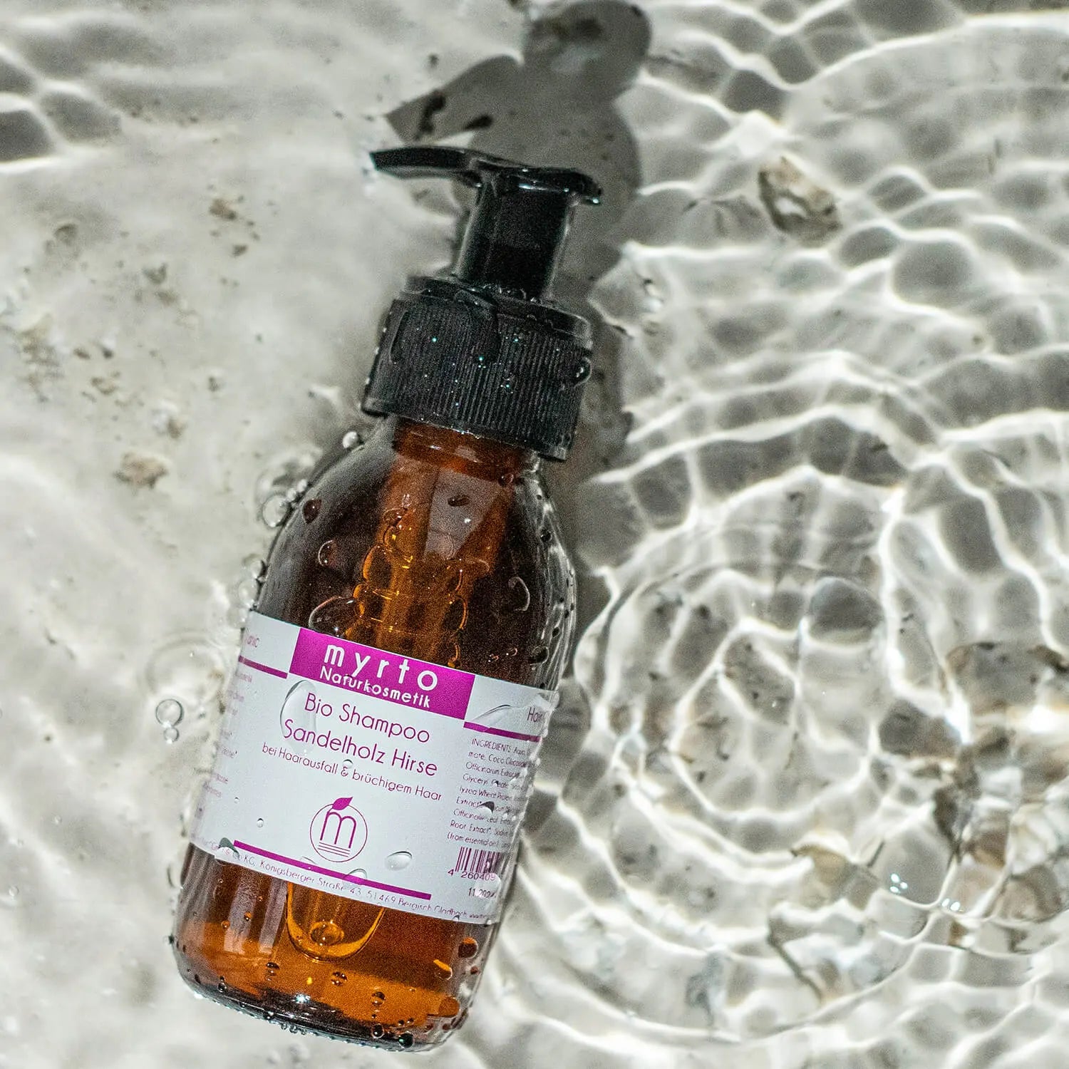 Bio Shampoo Sandelholz Hirse  | myrto Naturkosmetik #option1_100ml