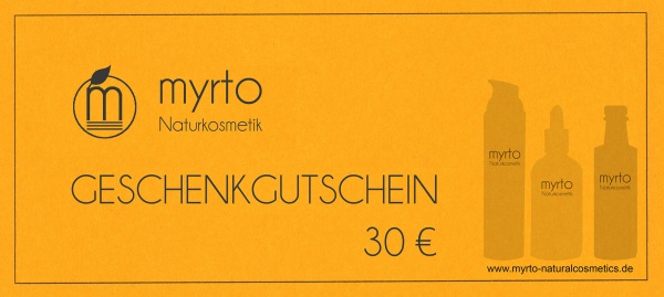 myrto Geschenk-Gutschein 30 Euro