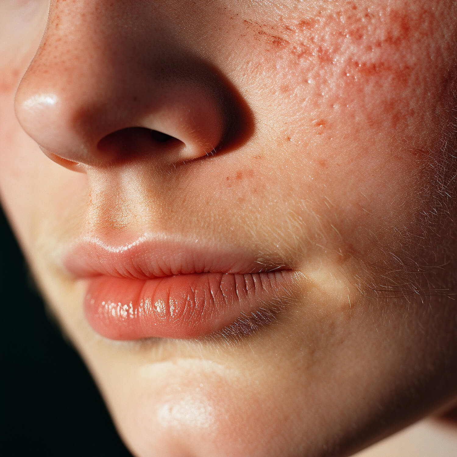 Acne skin condition